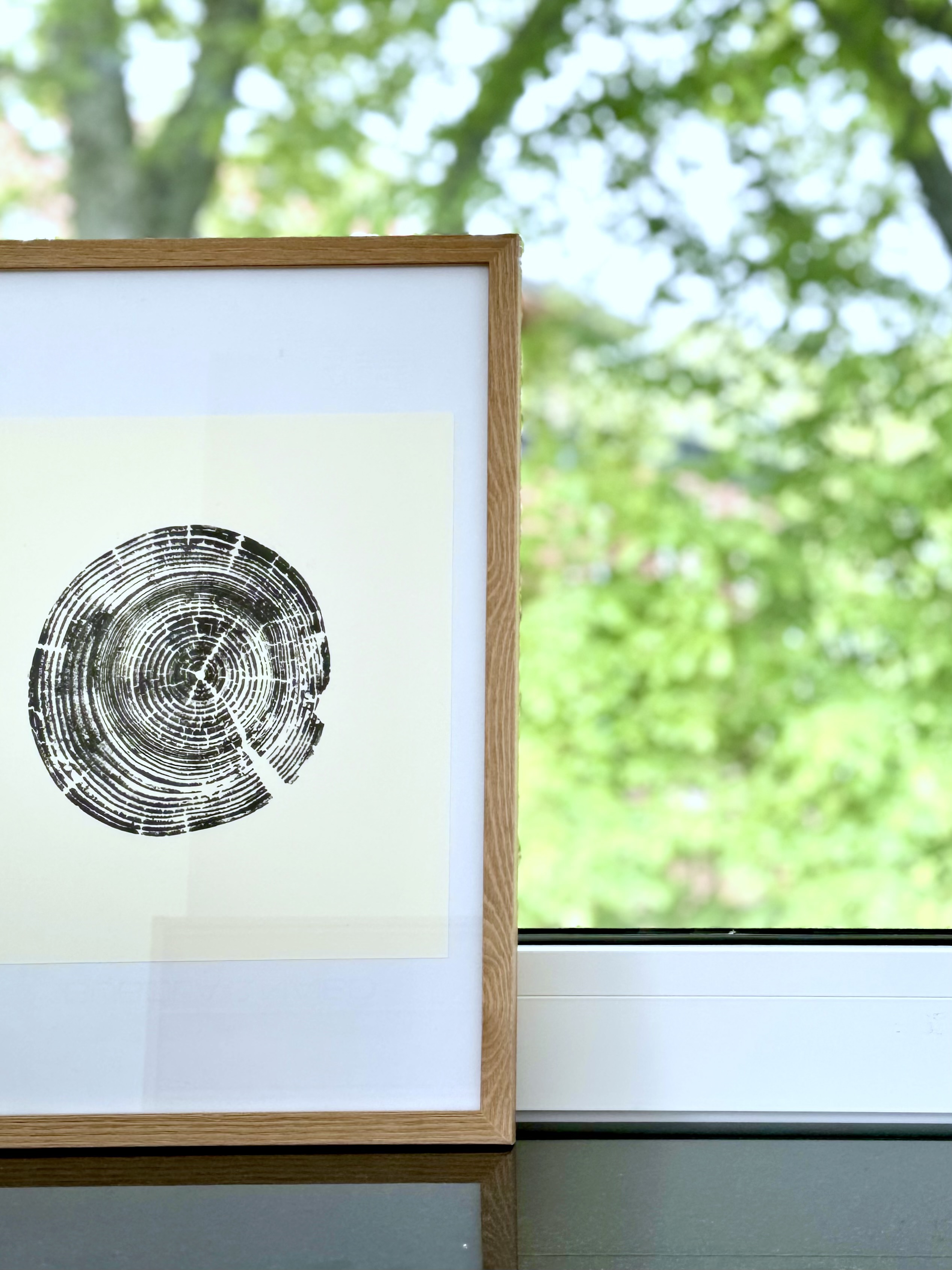 originalabdruck - brennholz